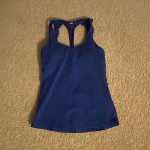Under Armour running tank size small blue